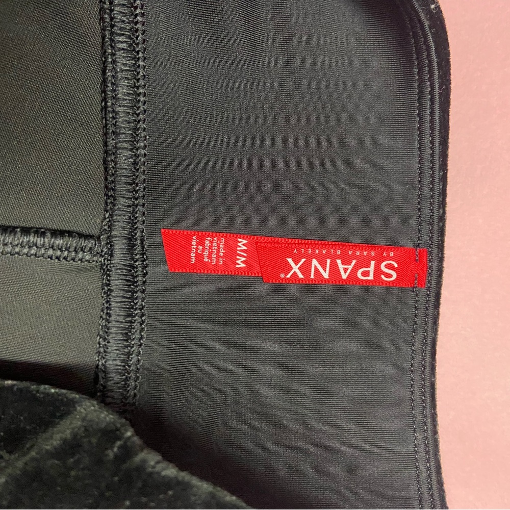 SPANX Black Velvet Leggings - Picture 3 of 3